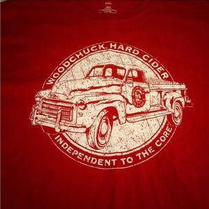 Woodchuck Hard Cider XL Men’s Red T-shirt